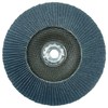 Weiler 6" Tiger Disc Abrasive Flap Disc, Conical (TY29), 80Z, 5/8"-11 UNC 50661
